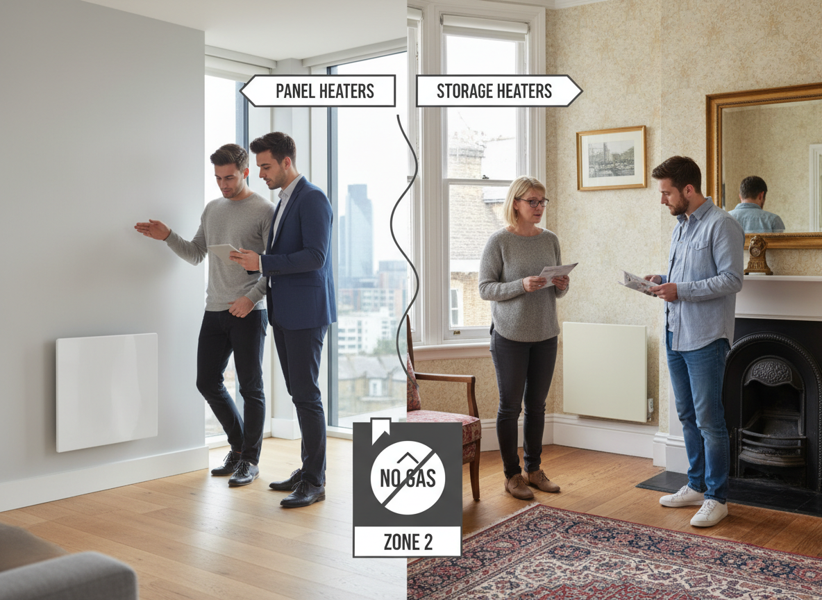 Choosing Panel Heaters or Storage Heaters for Properties Without Gas in Zone 2