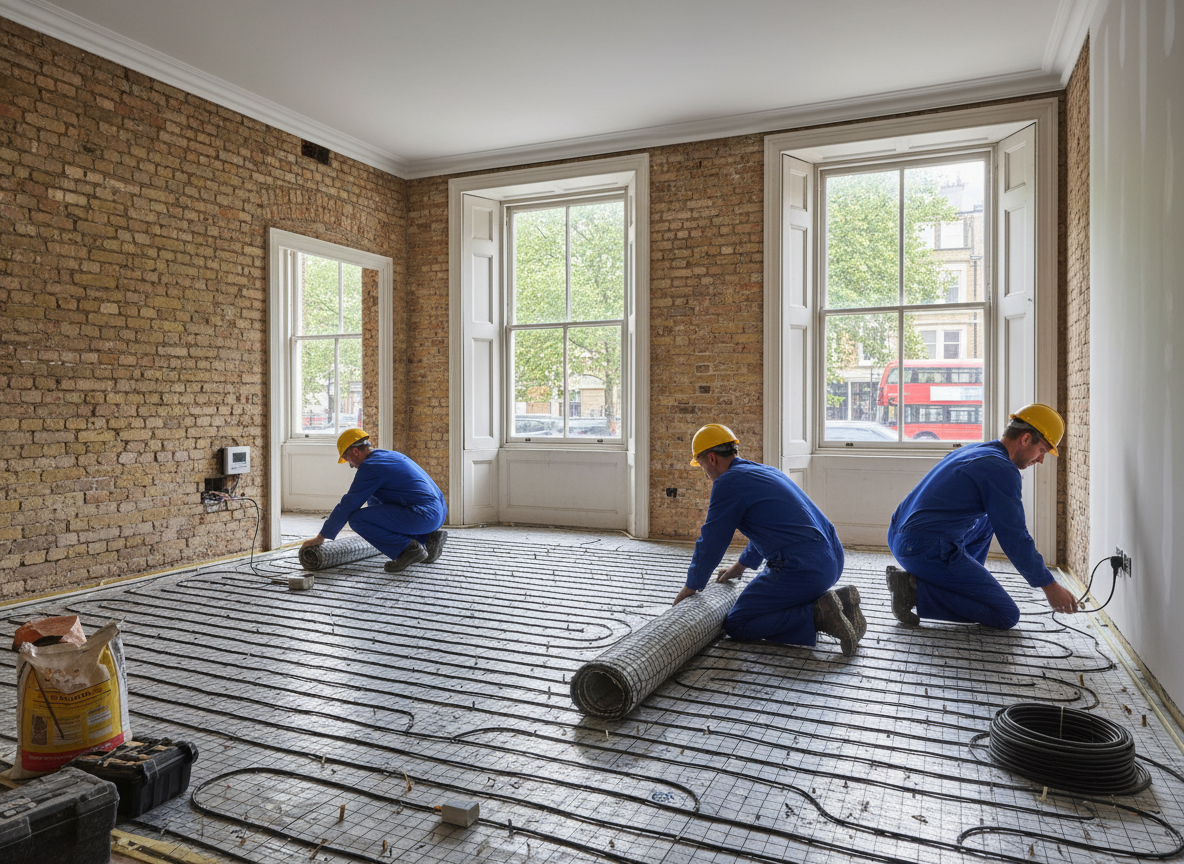 Electric Underfloor Heating Installation Steps for London Flat Conversions